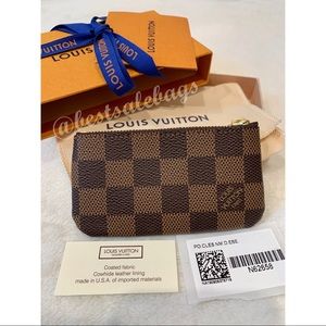 NEW Authentic Louis Vuitton Key Pouch DE